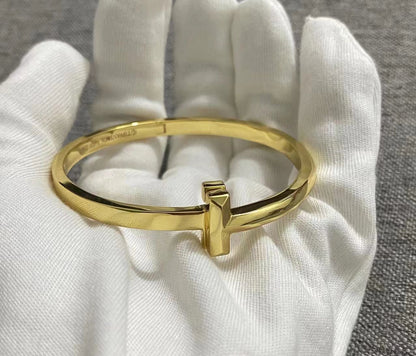 [Resenara Jewelry]T1 WIDE HINGED BANGLE BRACELET