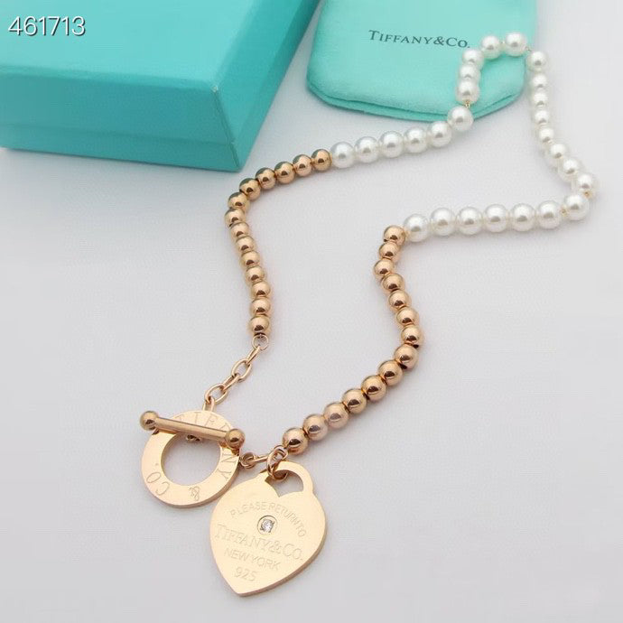 [Resenara Jewelry]RETURN TO TIF HEART TAF BEAD PEARL BRACELET