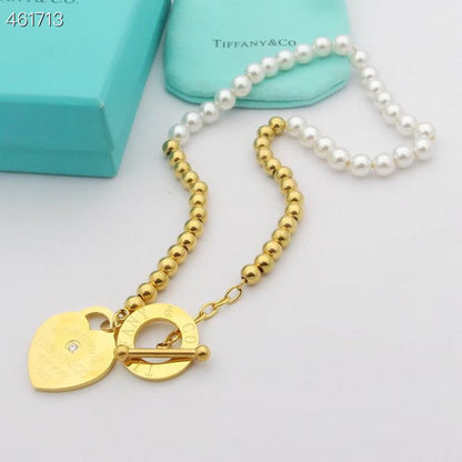 [Resenara Jewelry]RETURN TO TIF HEART TAF BEAD PEARL BRACELET
