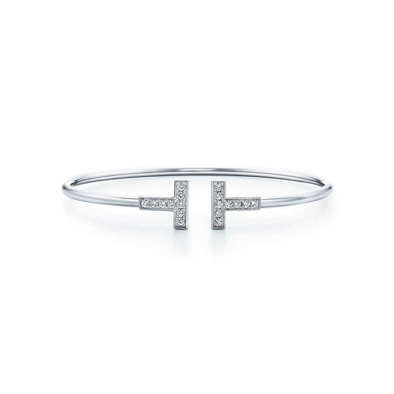 [Resenara Jewelry]T BRACELET 1.8MM DIAMOND SILVER