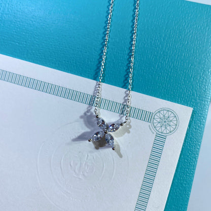 [Resenara Jewelry]PLATINUM AND DIAMOND VICTORIA PENDANT NECKLACE