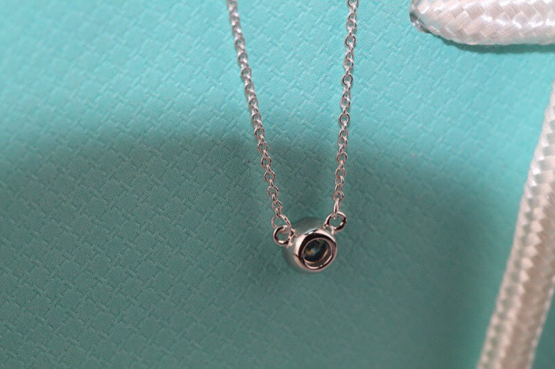 [Resenara Jewelry]ELSA PERETTI SERIES SINGLE DIAMOND SIMPLE NECKLACE