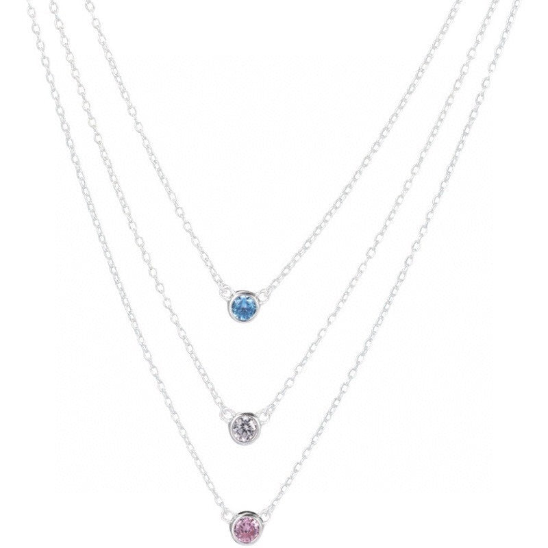 [Resenara Jewelry]ELSA PERETTI SERIES SINGLE DIAMOND SIMPLE NECKLACE