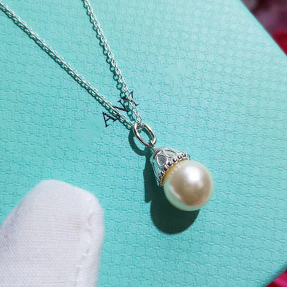 [Resenara Jewelry]PEARL PENDANT GATSBY ZIEGFELD PEARL SILVER NECKLACE