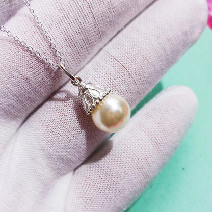 [Resenara Jewelry]PEARL PENDANT GATSBY ZIEGFELD PEARL SILVER NECKLACE