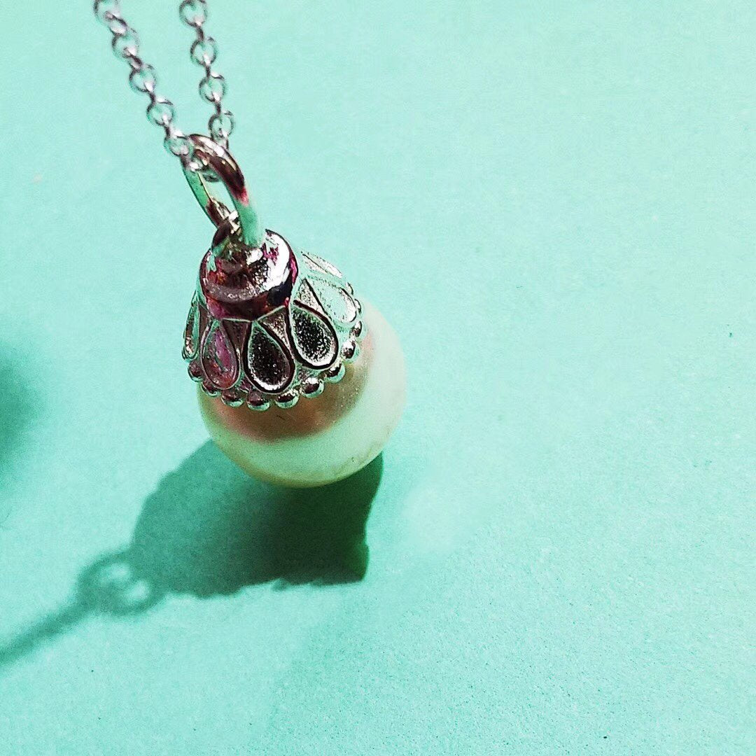 [Resenara Jewelry]PEARL PENDANT GATSBY ZIEGFELD PEARL SILVER NECKLACE