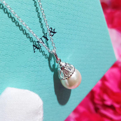 [Resenara Jewelry]PEARL PENDANT GATSBY ZIEGFELD PEARL SILVER NECKLACE
