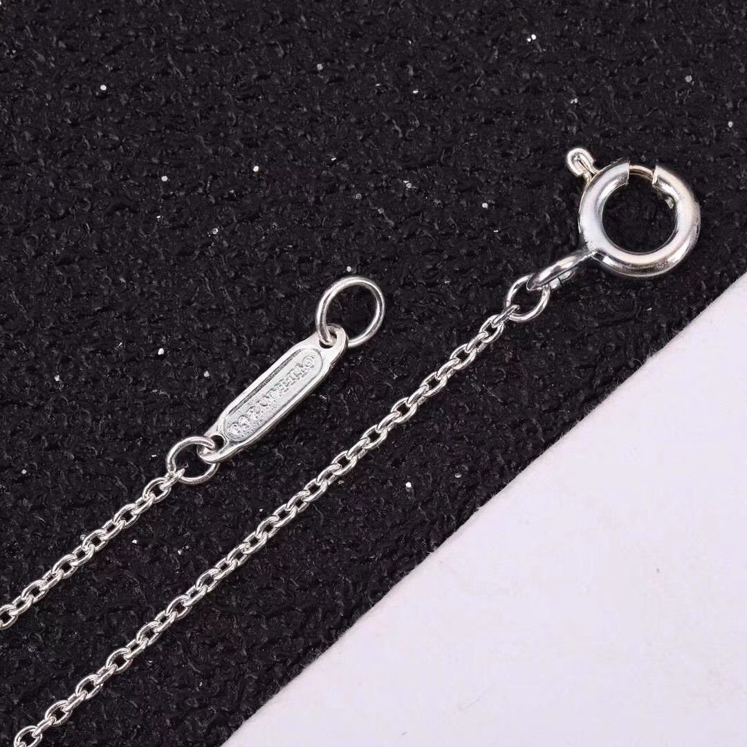 [Resenara Jewelry]MOISSANITE STONE CROSS PENDANT NECKLACE SIMULATED DIAMOND CROSS CHOKER