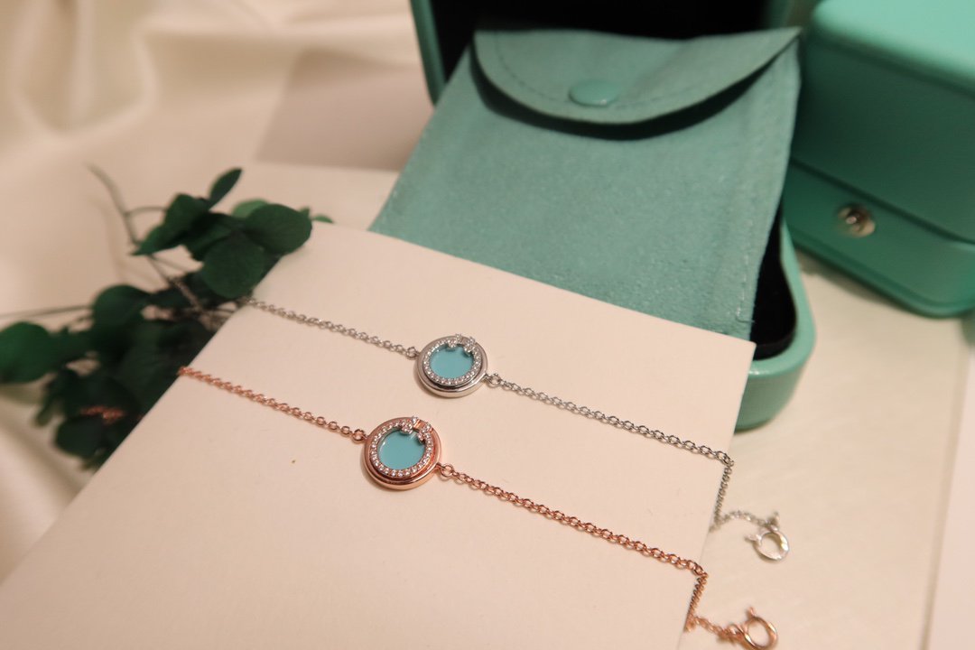 [Resenara Jewelry]DIAMOND CIRCLE PINK GOLD BRACELET