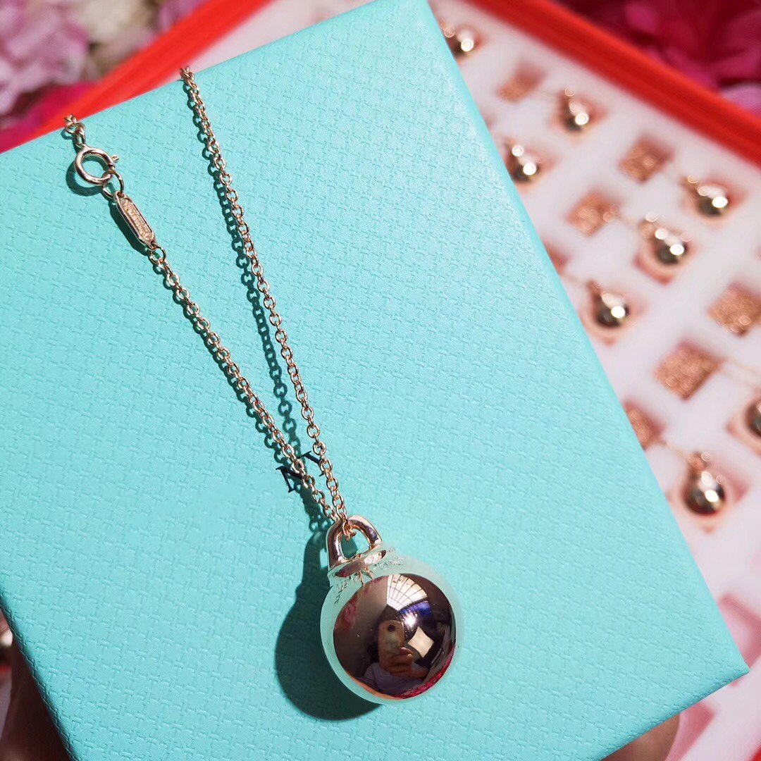 [Resenara Jewelry]HARDWEAR PENDENTIF BALL ROSE NECKLACE