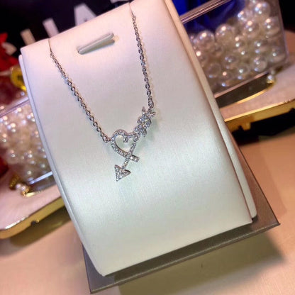 [Resenara Jewelry]COLGANTE HEART & ARROW NECKLACE