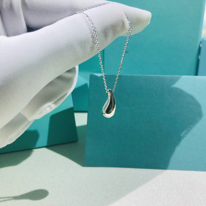 [Resenara Jewelry]ELSA PERETTI TEARDROP PENDANT STERLING SILVER NECKLACE