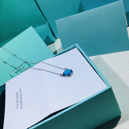 [Resenara Jewelry]YARD TURQUOISE NECKLACE SILVER
