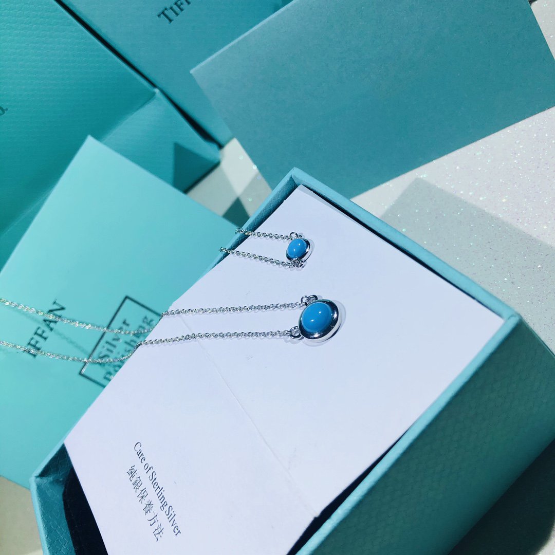 [Resenara Jewelry]YARD TURQUOISE NECKLACE SILVER