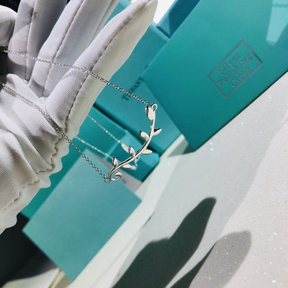 [Resenara Jewelry]PALOMA PICASSO STERLING SILVER OLIVE BRANCH NECKLACE