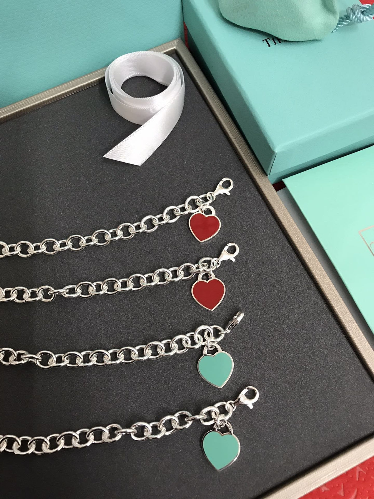 [Resenara Jewelry]HEART TAG BRACELET SILVER MEDIUM