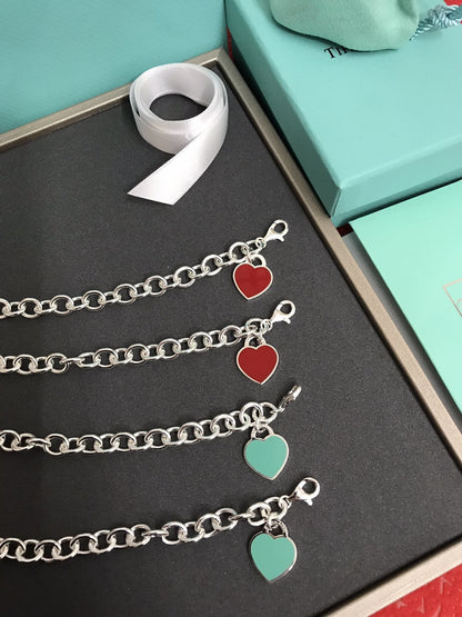 [Resenara Jewelry]HEART TAG BRACELET SILVER MEDIUM