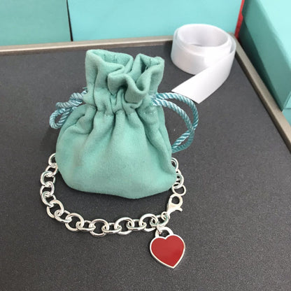 [Resenara Jewelry]HEART TAG BRACELET SILVER MEDIUM