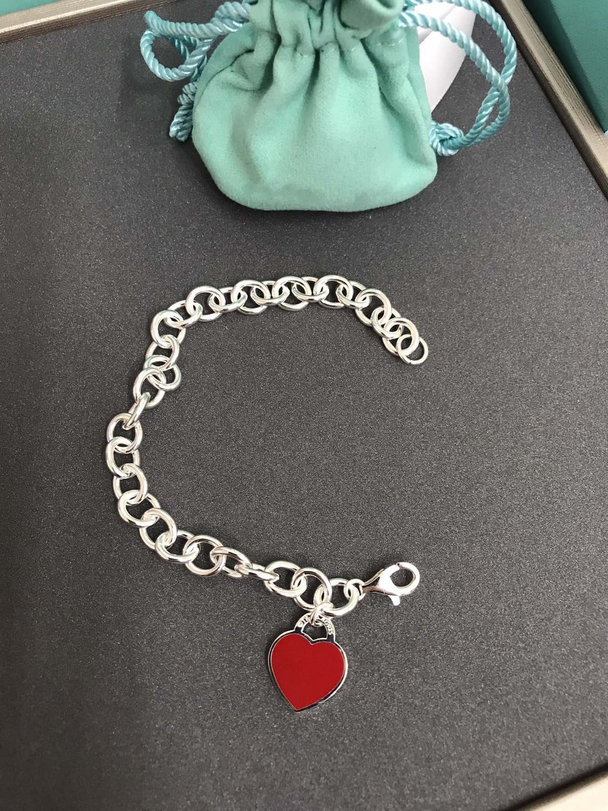 [Resenara Jewelry]HEART TAG BRACELET SILVER MEDIUM