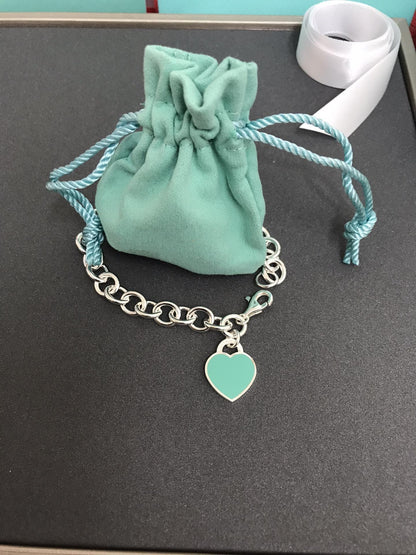 [Resenara Jewelry]HEART TAG BRACELET SILVER MEDIUM