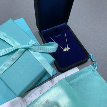 [Resenara Jewelry]PAPER FLOWERS YELLOW DIAMOND FIREFLY PENDANT