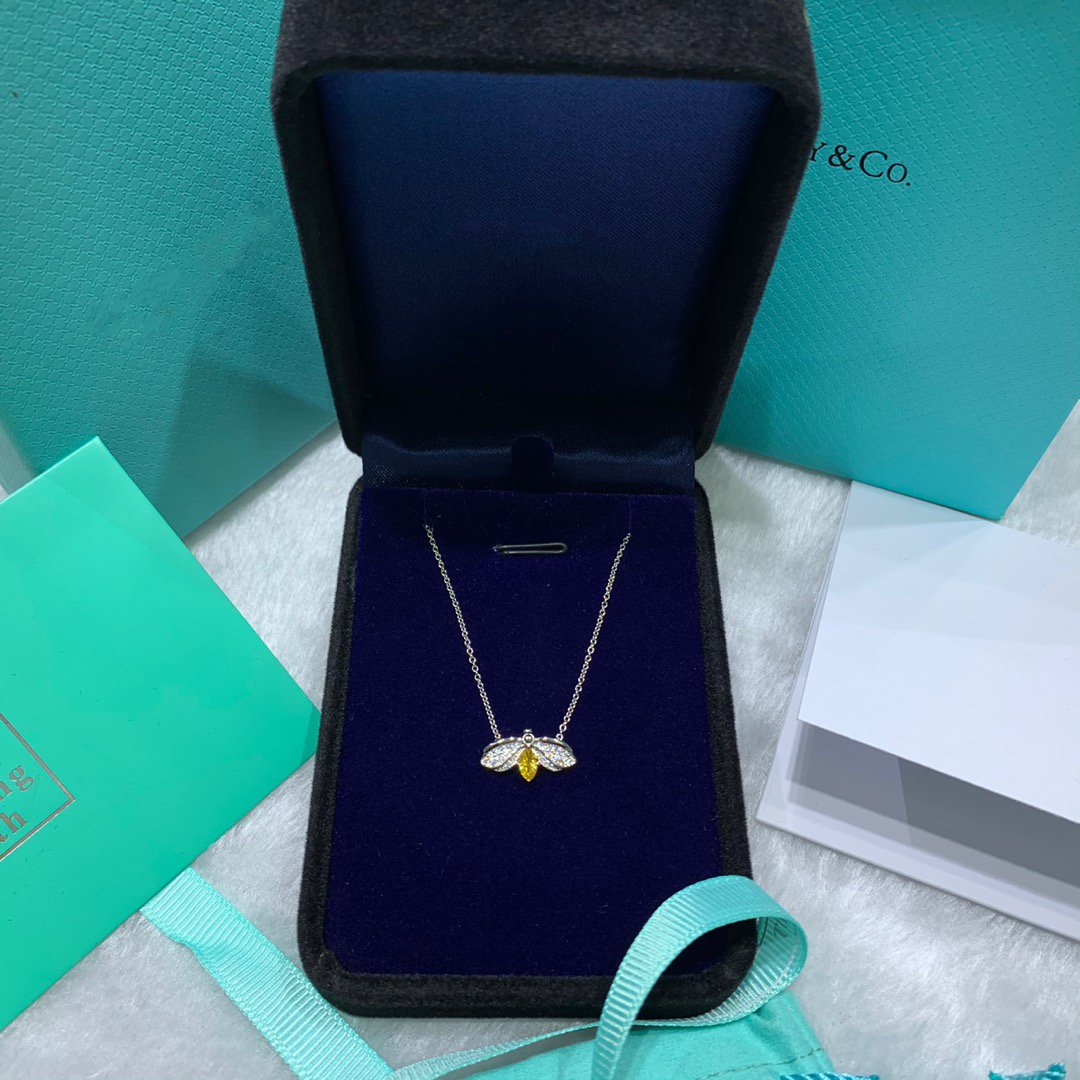 [Resenara Jewelry]PAPER FLOWERS YELLOW DIAMOND FIREFLY PENDANT