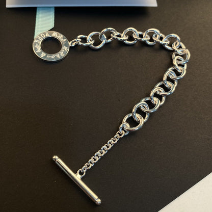 [Resenara Jewelry]TOGGLE TAG BRACELET SILVER