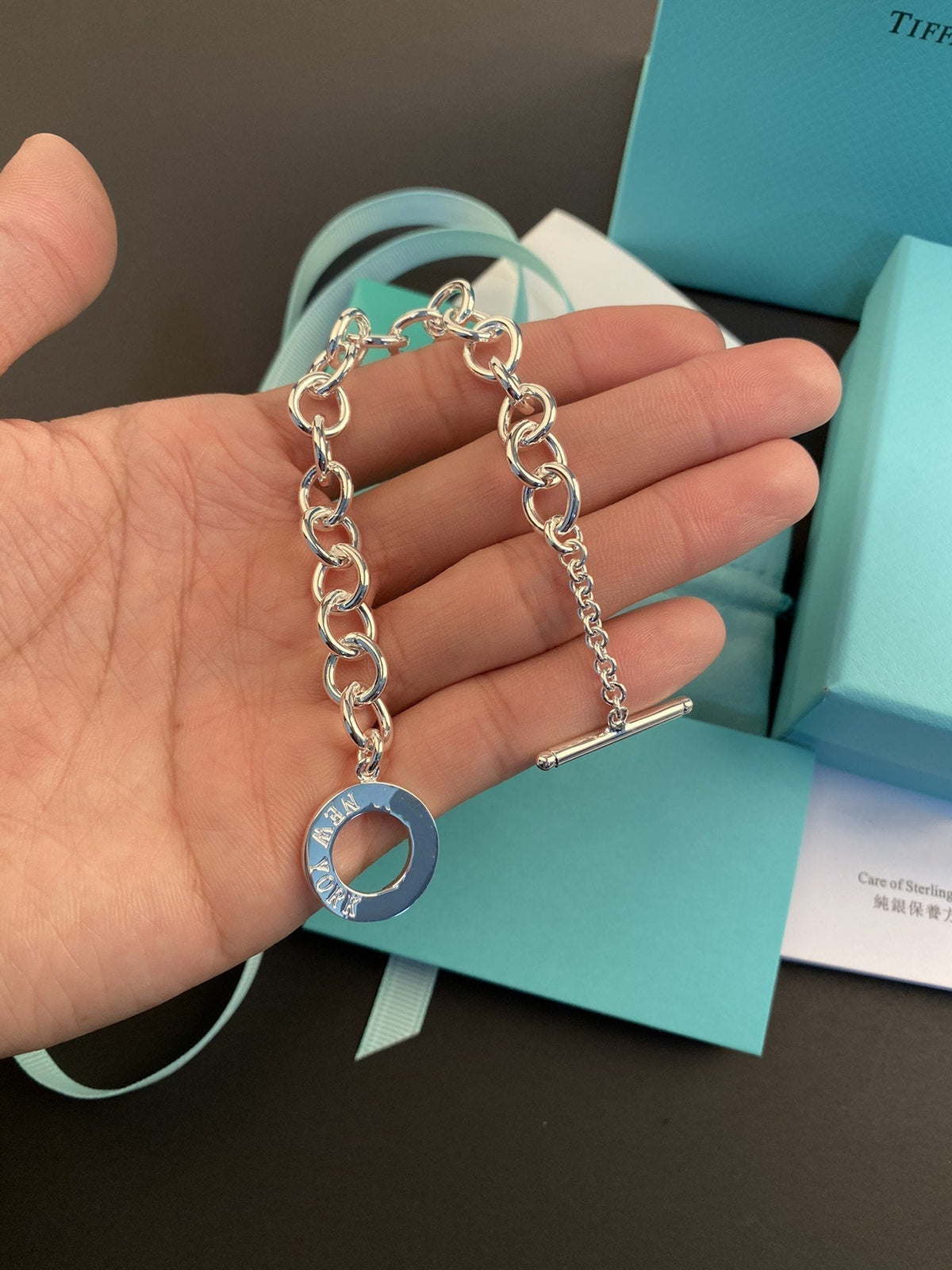 [Resenara Jewelry]TOGGLE TAG BRACELET SILVER