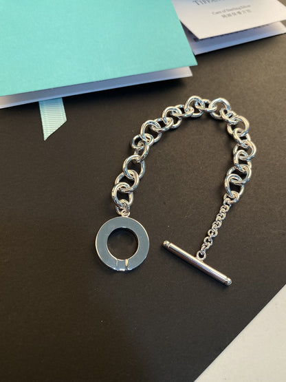 [Resenara Jewelry]TOGGLE TAG BRACELET SILVER