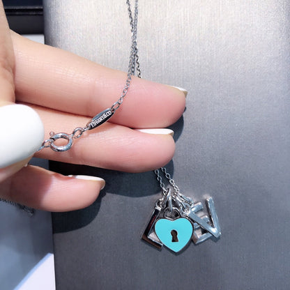 [Resenara Jewelry]COLLAR LOVE PLATA NECKLACE