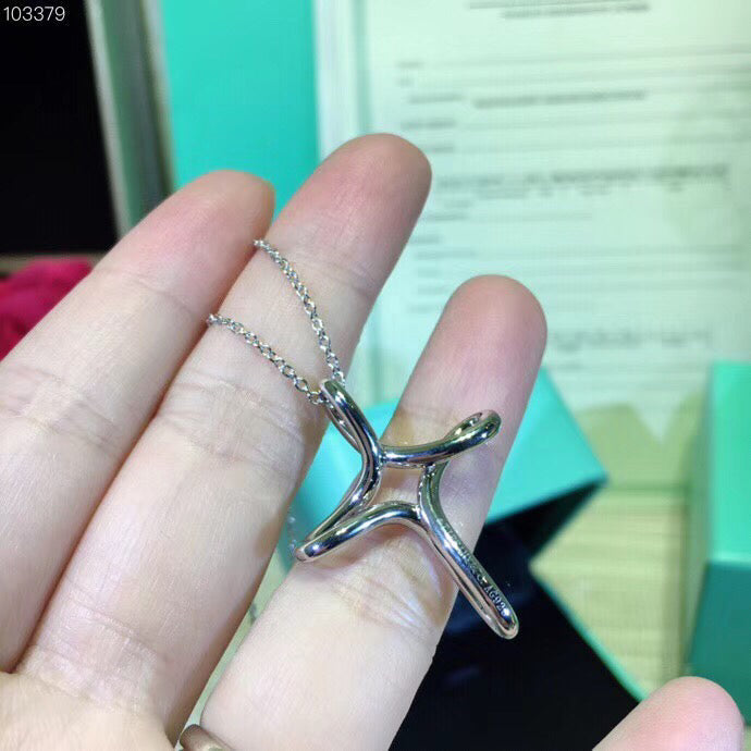 [Resenara Jewelry]CROSS NECKLACE STERLING SILVER MATERIAL