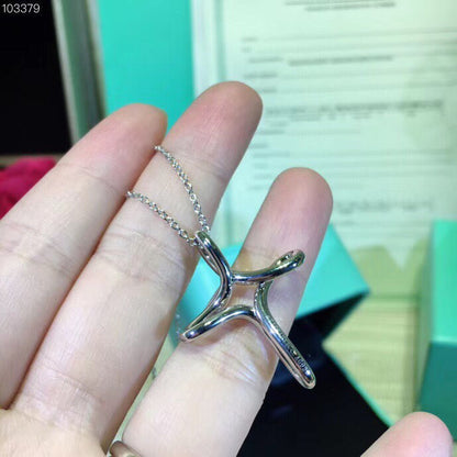 [Resenara Jewelry]CROSS NECKLACE STERLING SILVER MATERIAL