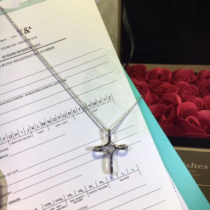 [Resenara Jewelry]CROSS NECKLACE STERLING SILVER MATERIAL