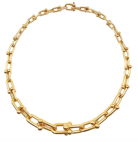 [Resenara Jewelry]HARDWEAR PINK GOLD CHOKER