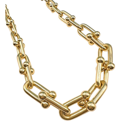 [Resenara Jewelry]HARDWEAR PINK GOLD CHOKER