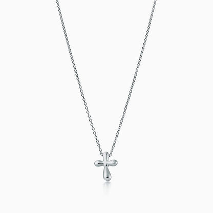 [Resenara Jewelry]CROSS PENDANT MINI BARE CROSS NECKLACE