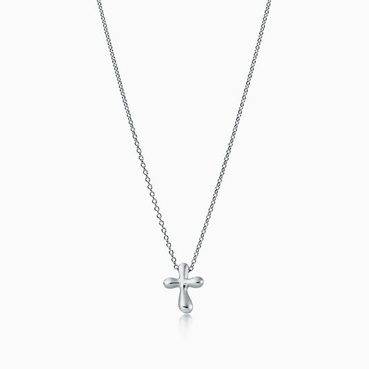 [Resenara Jewelry]CROSS PENDANT MINI BARE CROSS NECKLACE