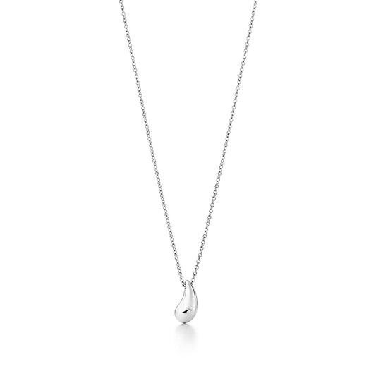 [Resenara Jewelry]ELSA PERETTI TEARDROP PENDANT STERLING SILVER NECKLACE