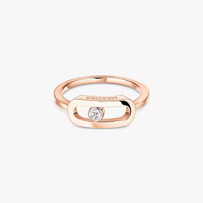 [Renovia Jewelry]Move Uno Diamond Ring in Gold