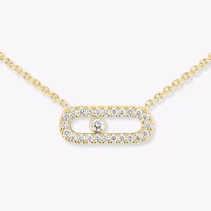 [Renovia Jewelry]Diamond Necklace Move Uno