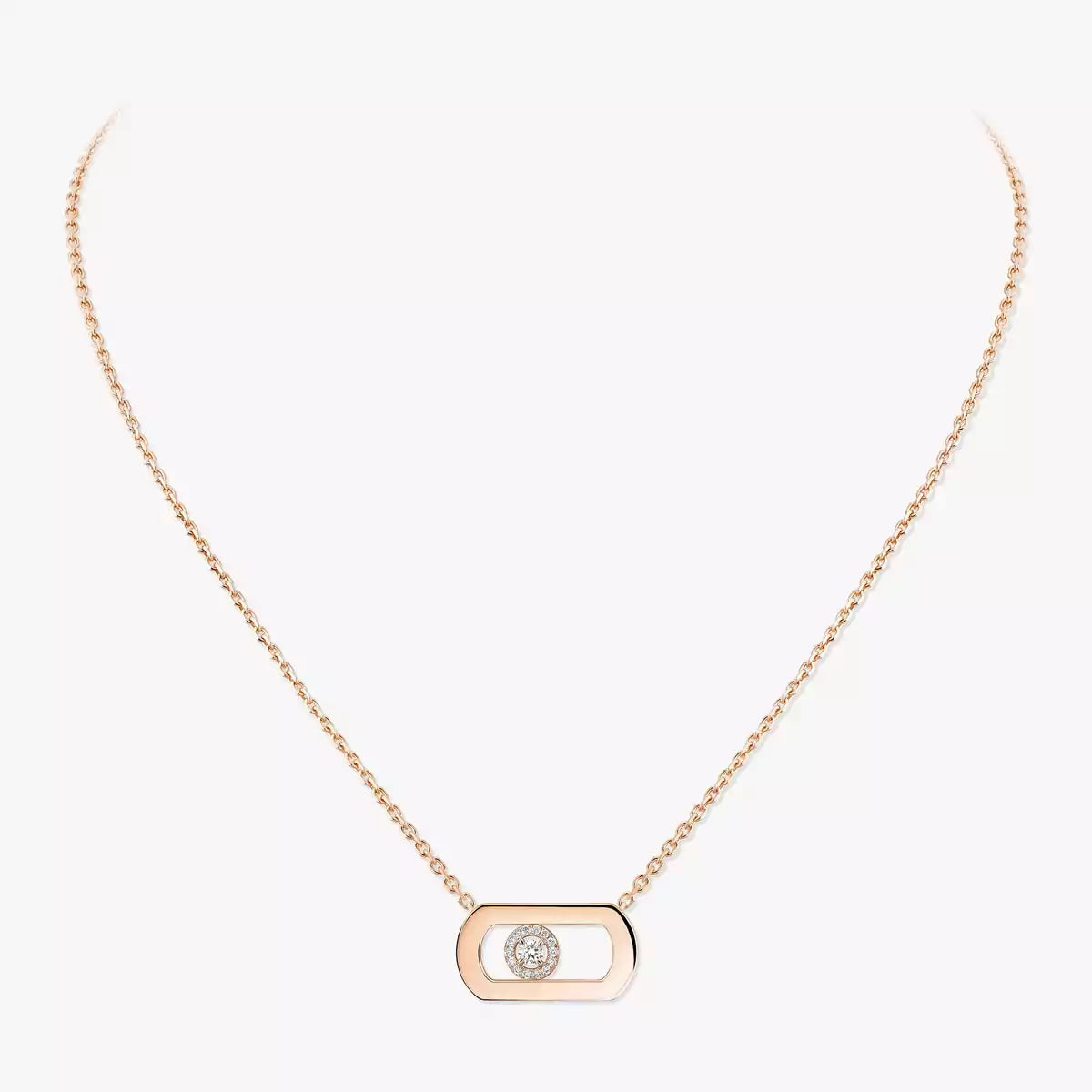[Renovia Jewelry]So Move Diamond Necklace in Gold