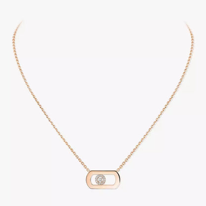 [Renovia Jewelry]So Move Diamond Necklace in Gold