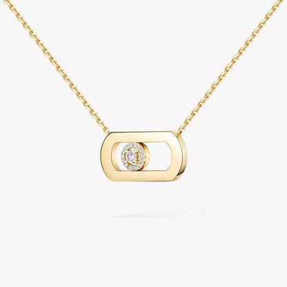 [Renovia Jewelry]So Move Diamond Necklace in Gold