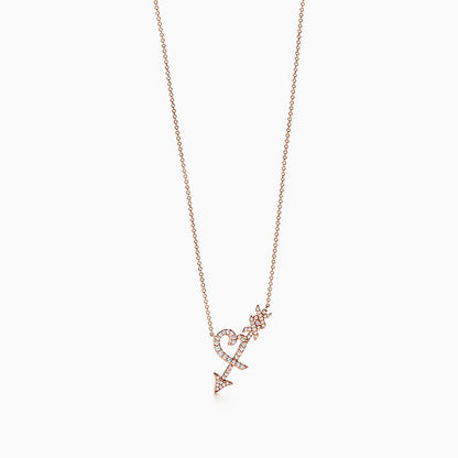 [Resenara Jewelry]COLGANTE HEART & ARROW NECKLACE