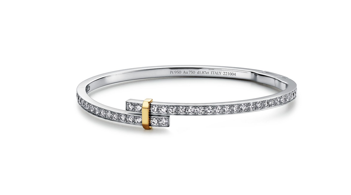 [Resenara Jewelry]EDGE DIAMOND GOLD SILVER BRACELET