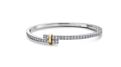 [Resenara Jewelry]EDGE DIAMOND GOLD SILVER BRACELET