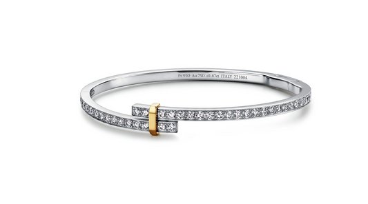 [Resenara Jewelry]EDGE DIAMOND GOLD SILVER BRACELET