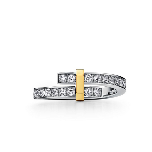[Resenara Jewelry]EDGE GOLD SILVER DIAMOND RING