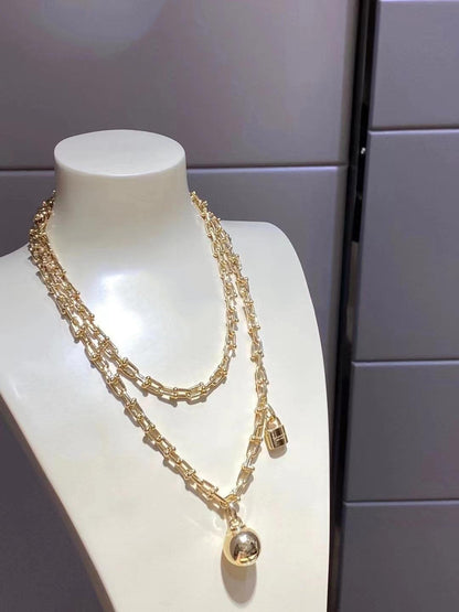 [Resenara Jewelry]HARDWEAR WRAP NECKLACE