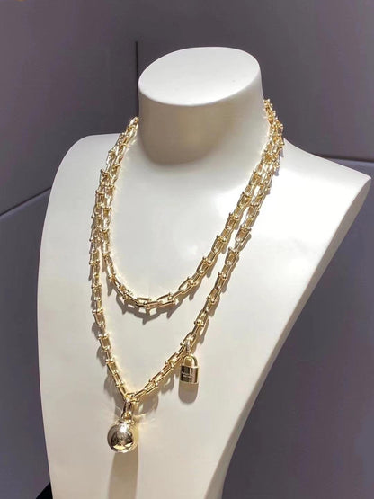[Resenara Jewelry]HARDWEAR WRAP NECKLACE